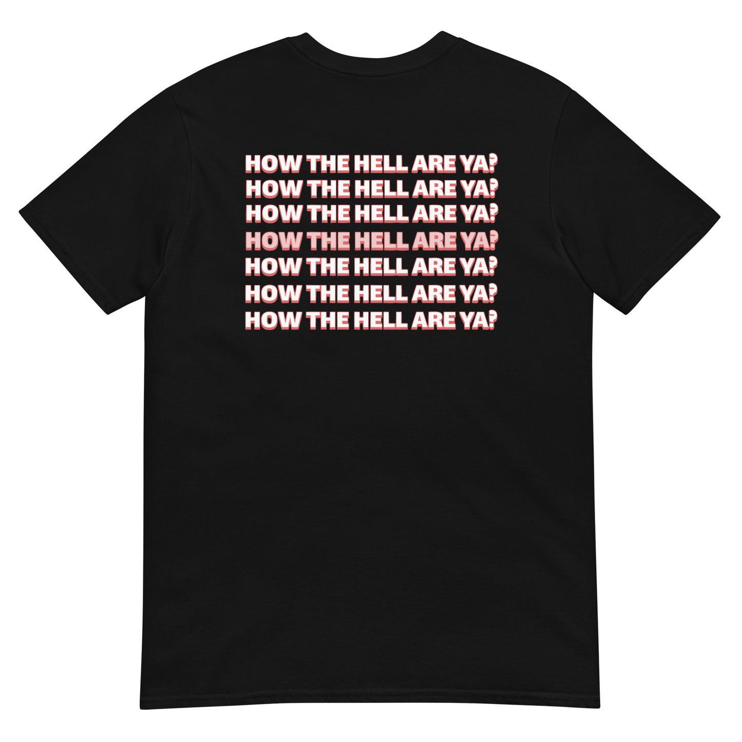 Sorority Black T- Red