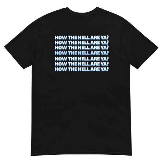 Sorority Black T- Blue