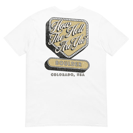 Retro T- Black and Gold