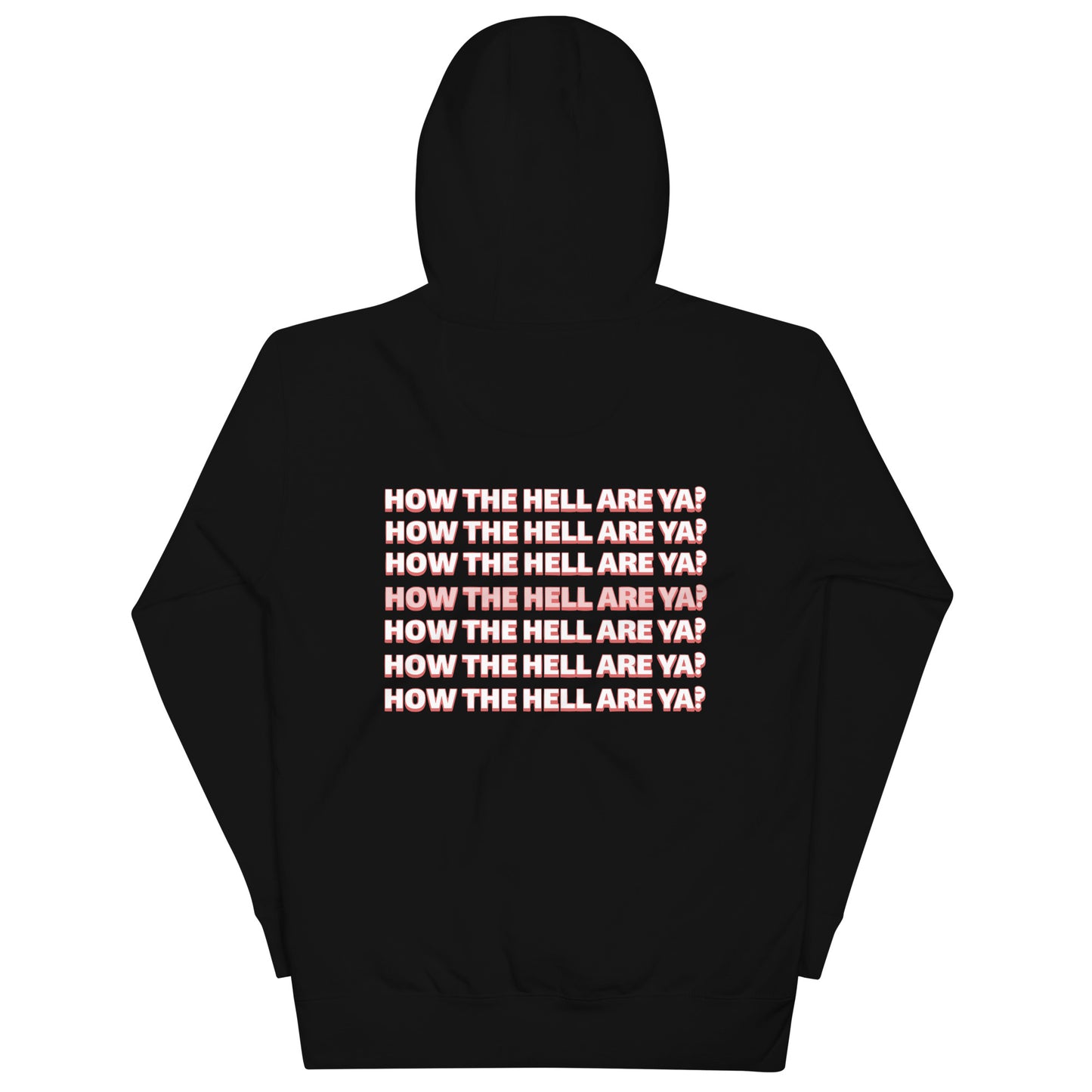 Sorority Black Hoodie- Red