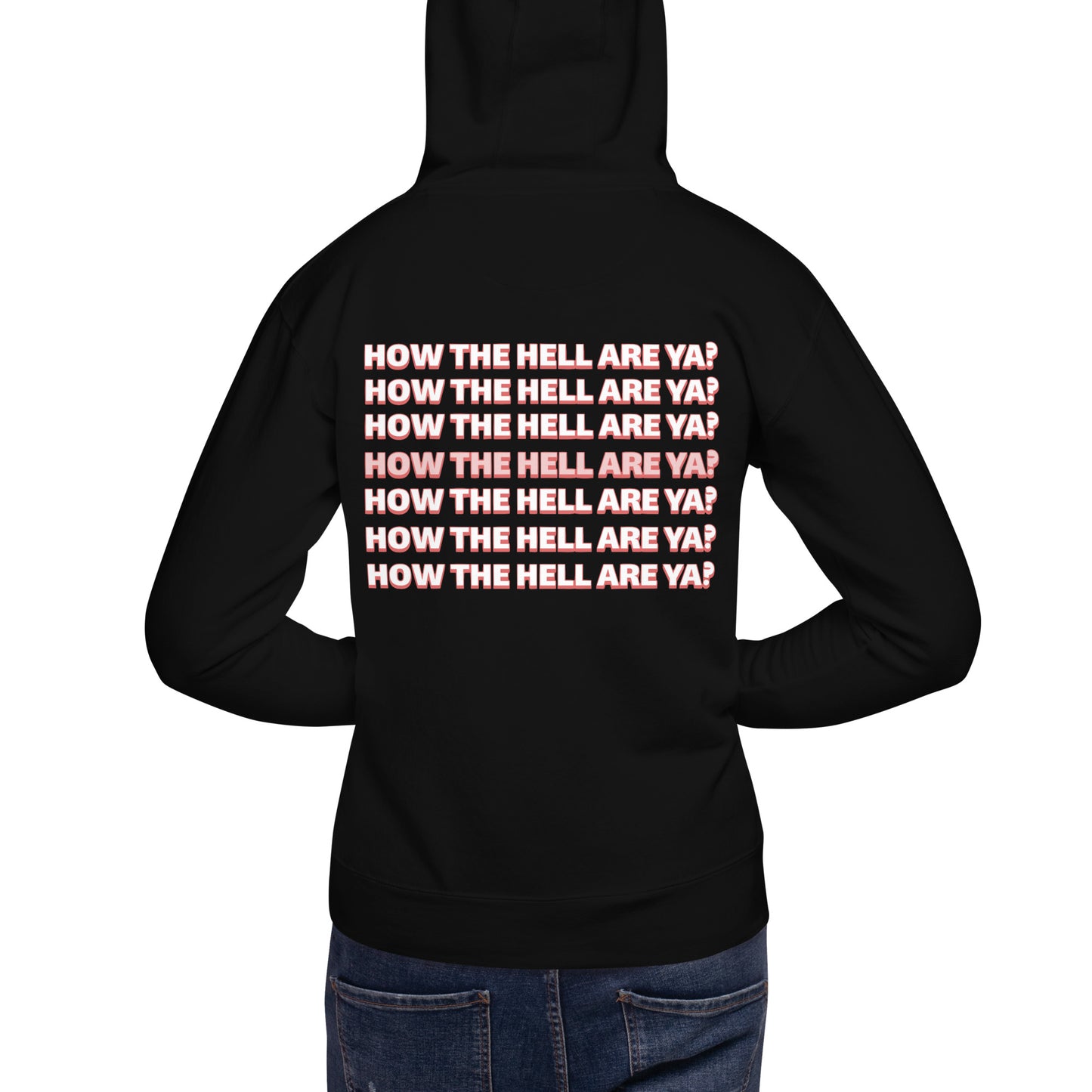 Sorority Black Hoodie- Red