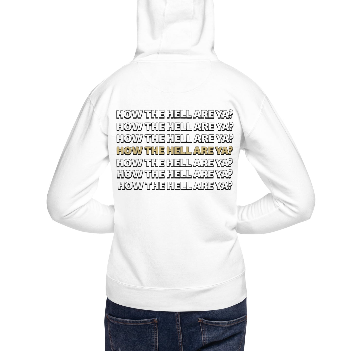Sorority Hoodie- Black and Gold